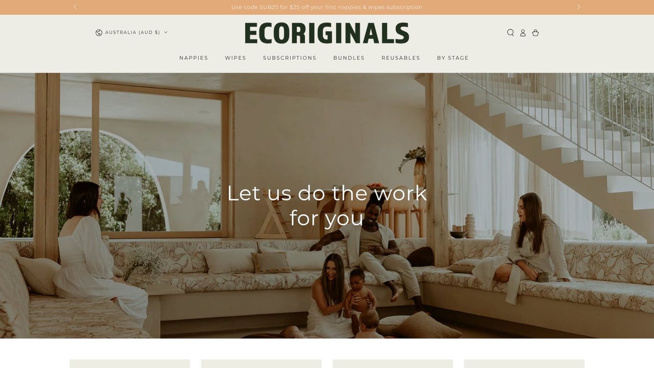 Ecoriginals – Nappies Subscription