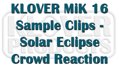 KM-16 Sample Clip - Solar Eclipse Crowd