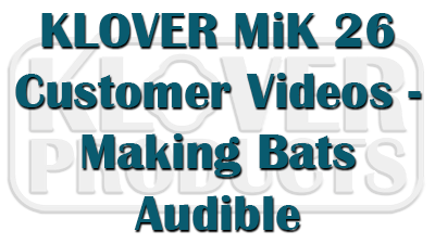 Making Bats Audible