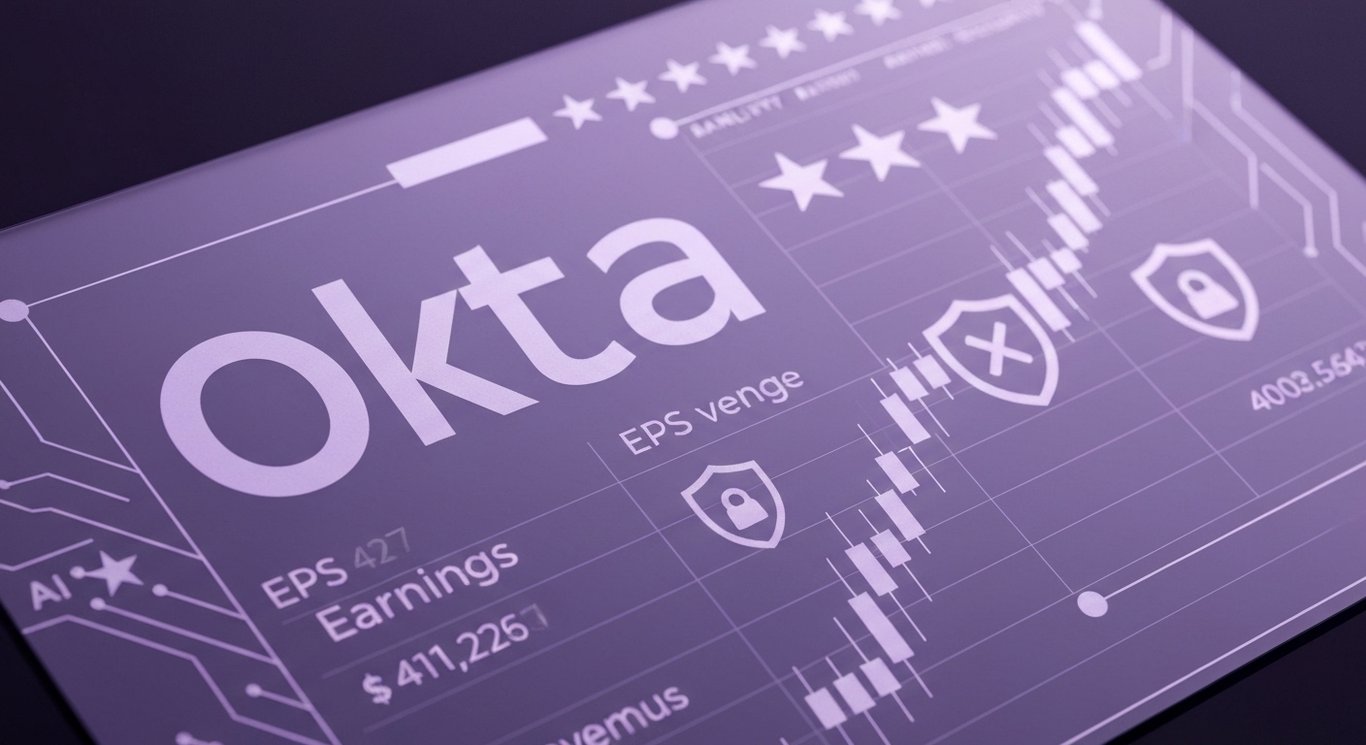 Okta Q2 earnings outlook with EPS and revenue estimates, analyst ratings, AI strategy, financial health, and death cross tech