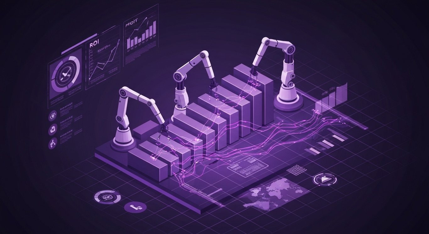 AI-driven margin expansion in traditional manufacturing, automation ROI and future earnings visualization for retail investor