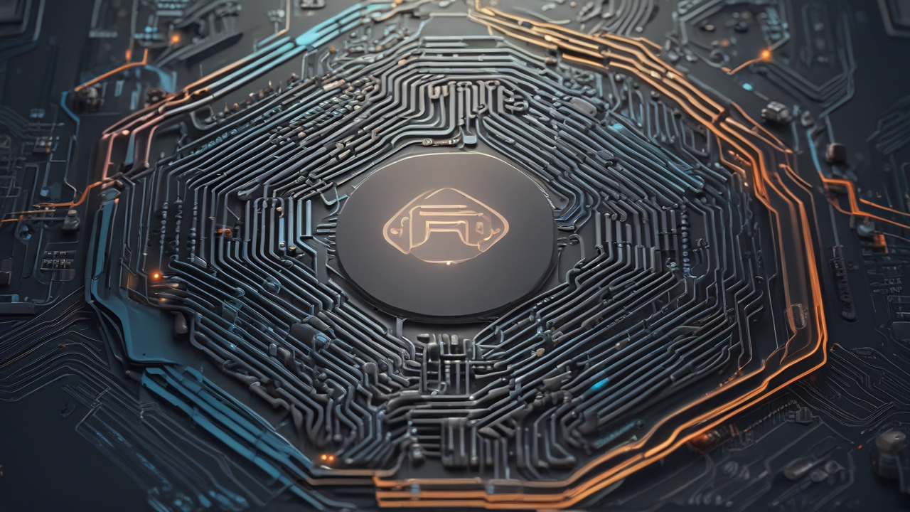 A professional graphic symbolizing Applied Materials' leadership in AI chip manufacturing, strategic innovation, and robust financial performance within the semiconductor equipment industry.