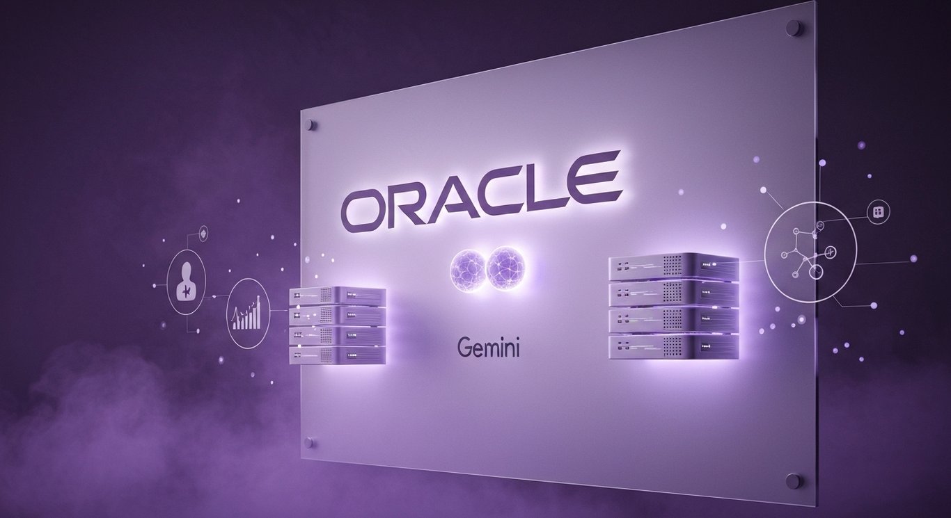 Oracle AI-first strategy with Google Gemini partnership and OCI infrastructure for enterprise AI and healthcare adoption