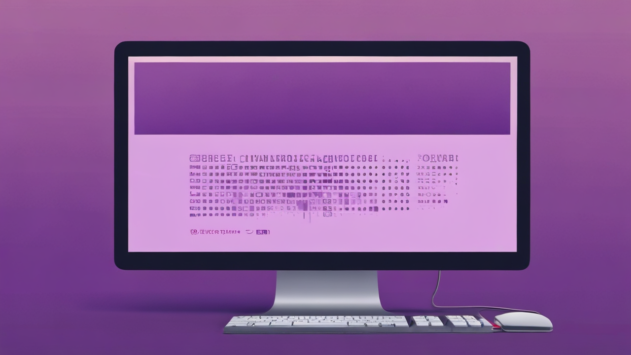 Error message on computer screen: Troubleshooting guide for fixing software and hardware failures.