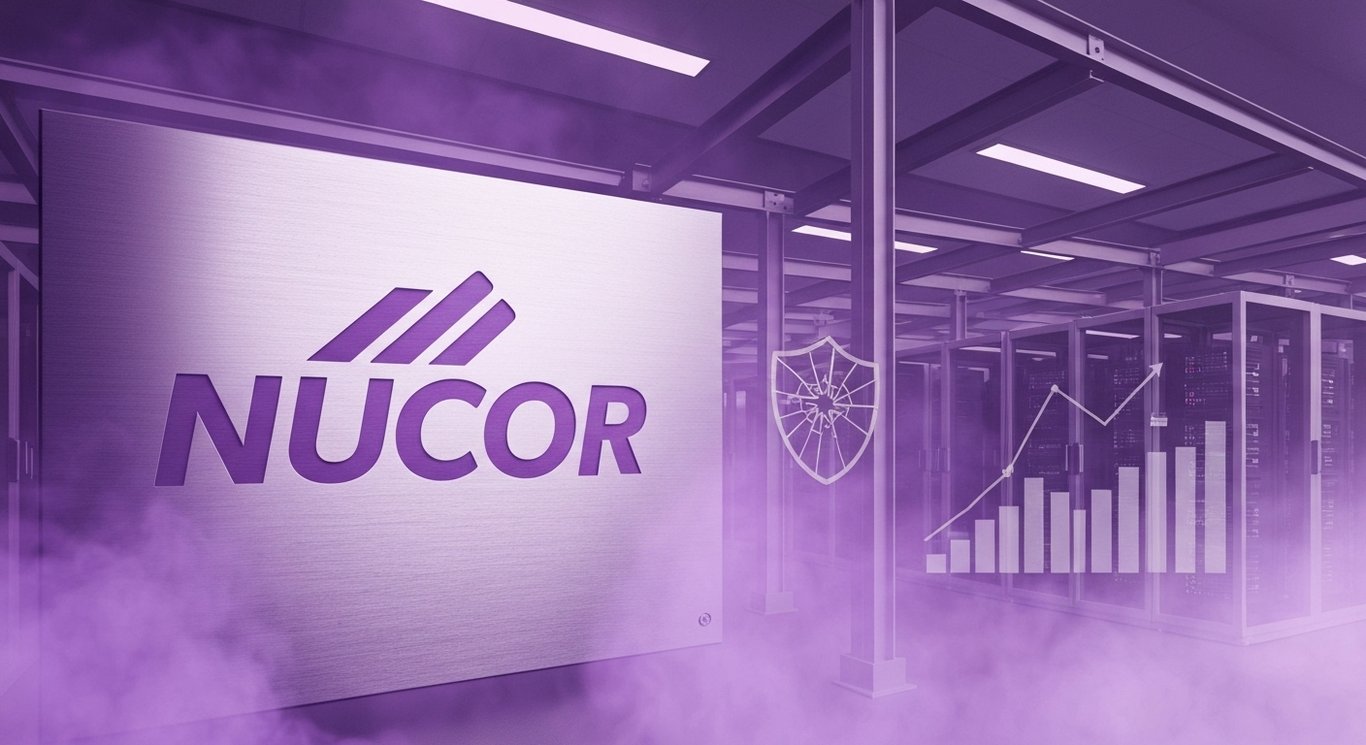 Nucor (NUE) analysis of Warren Buffett investment, Q2 2025 earnings, AI infrastructure steel advantages, and data breach risk