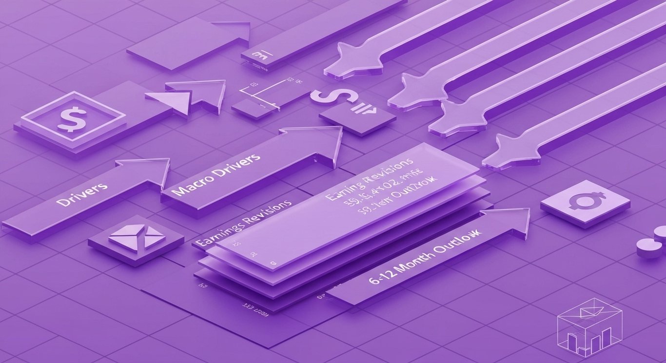 Market trend analysis on macro drivers, sector performance, and earnings revisions for a 6–12 month outlook for equity analy‍