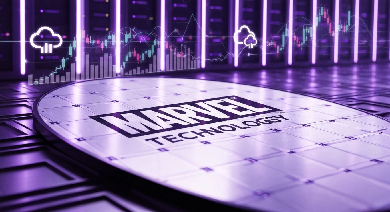 Marvell Technology AI data center pivot, custom silicon, hyperscaler partners, financial outlook, geopolitical risks
