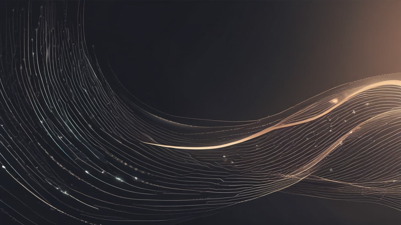 Abstract visual representing Prudential Financial's Q2 2025 earnings, showing balanced growth in asset management and challenges in insurance, symbolizing complex market navigation.