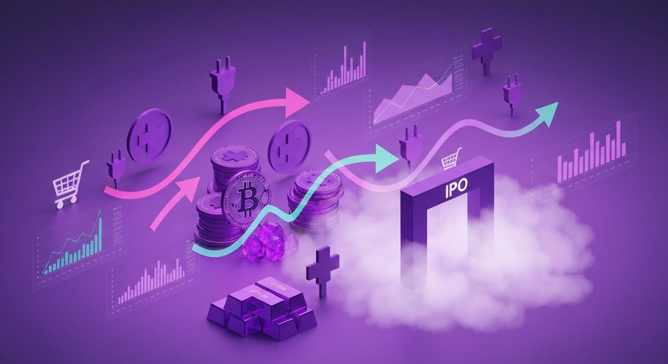 AI market wobble with rotation to Staples, Utilities and Healthcare; gold record highs; IPO reopening; crypto listings