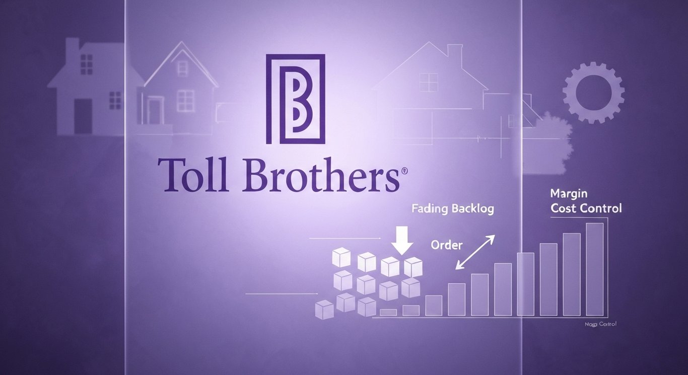 Toll Brothers (TOL) Q3 earnings beat driven by cost controls, with outlook risks: declining new orders, shrinking backlog,