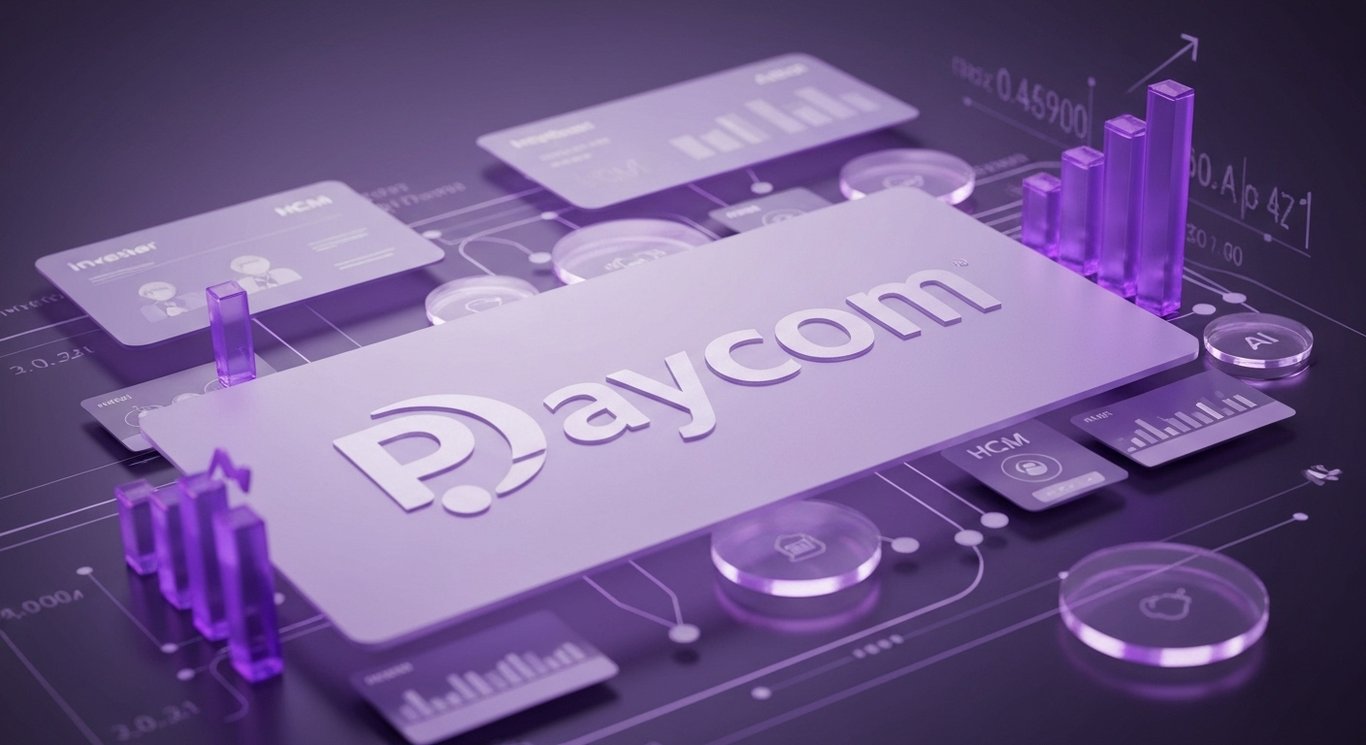 Paycom AI HCM integration with ROI and revenue growth metrics for investors, Q2 2025 performance and future strategy visual