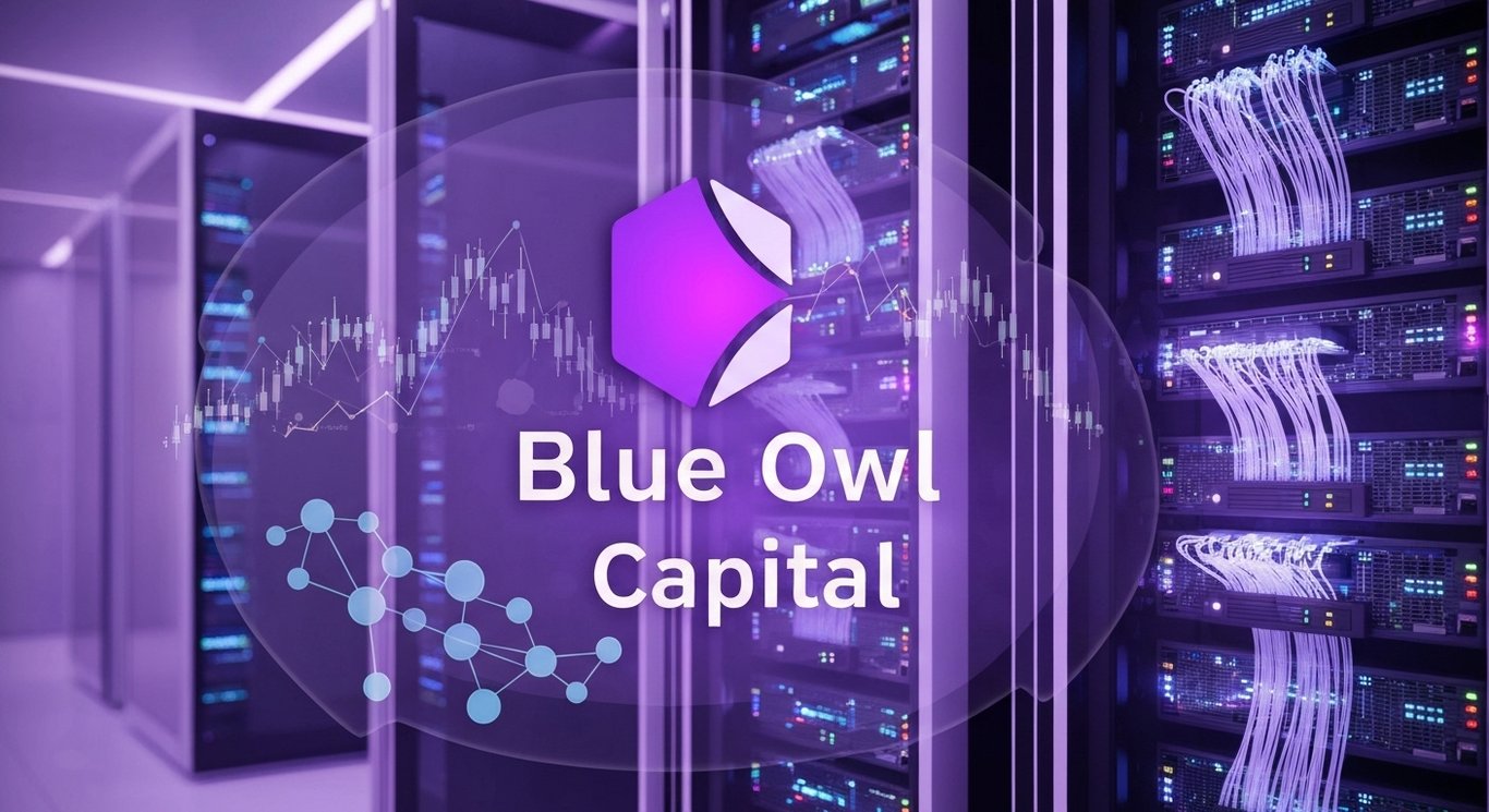 Blue Owl Capital AI data center JV with CTP, CoreWeave, SRN acquisition, fundraising, financials analysis, competitive edge