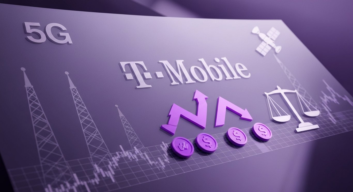 T-Mobile FY2024 earnings and cash flow analysis with buybacks, dividends, leverage, plus 5G and satellite strategy visualized