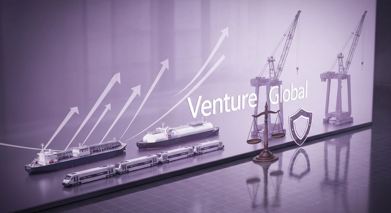Venture Global LNG growth analysis highlighting Shell arbitration win impact, expansion plans, and governance risk from Share