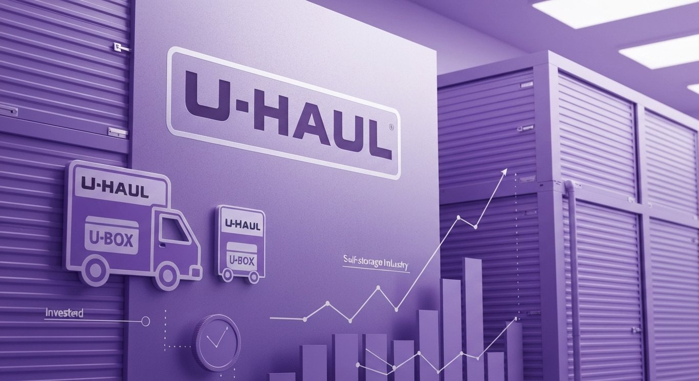U-Haul Q1 FY2026 earnings analysis, fleet depreciation vs revenue growth from U-Box and self-storage, investor sentiment and
