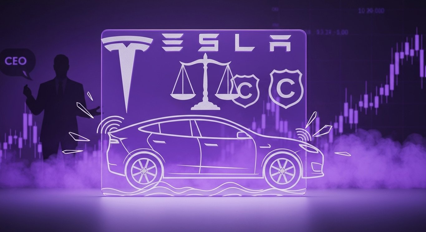 Tesla securities litigation over FSD class-action claims, regulatory crash probes, and Elon Musk compensation effects on投资者信心