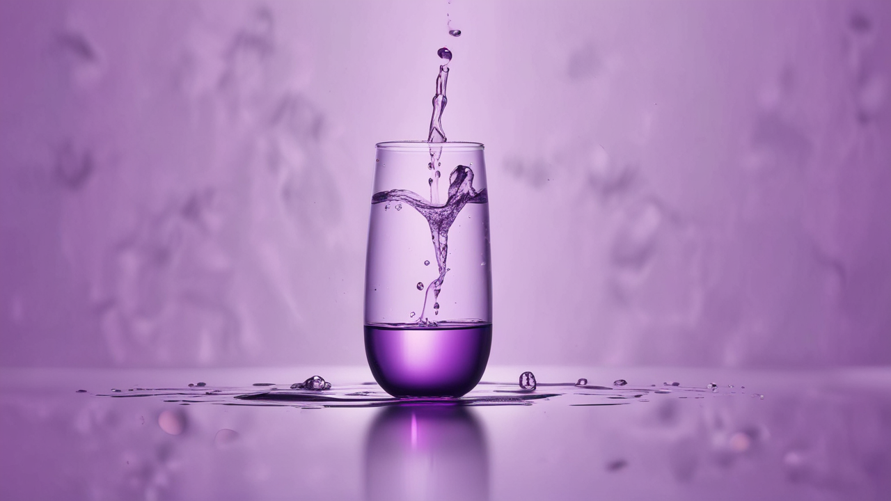Minimalist purple graphic representing Veralto Corporation (VLTO) financial strength and strategic growth in water and product quality markets.