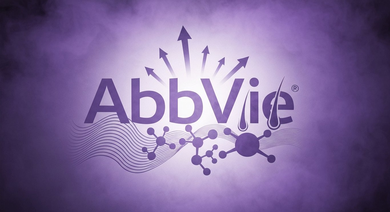 AbbVie acquisition of Gilgamesh psychedelic depression therapy and Rinvoq alopecia growth, visualizing pipeline strength and