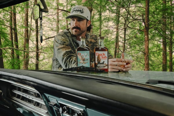 Riley Green with Duck Club Bourbon