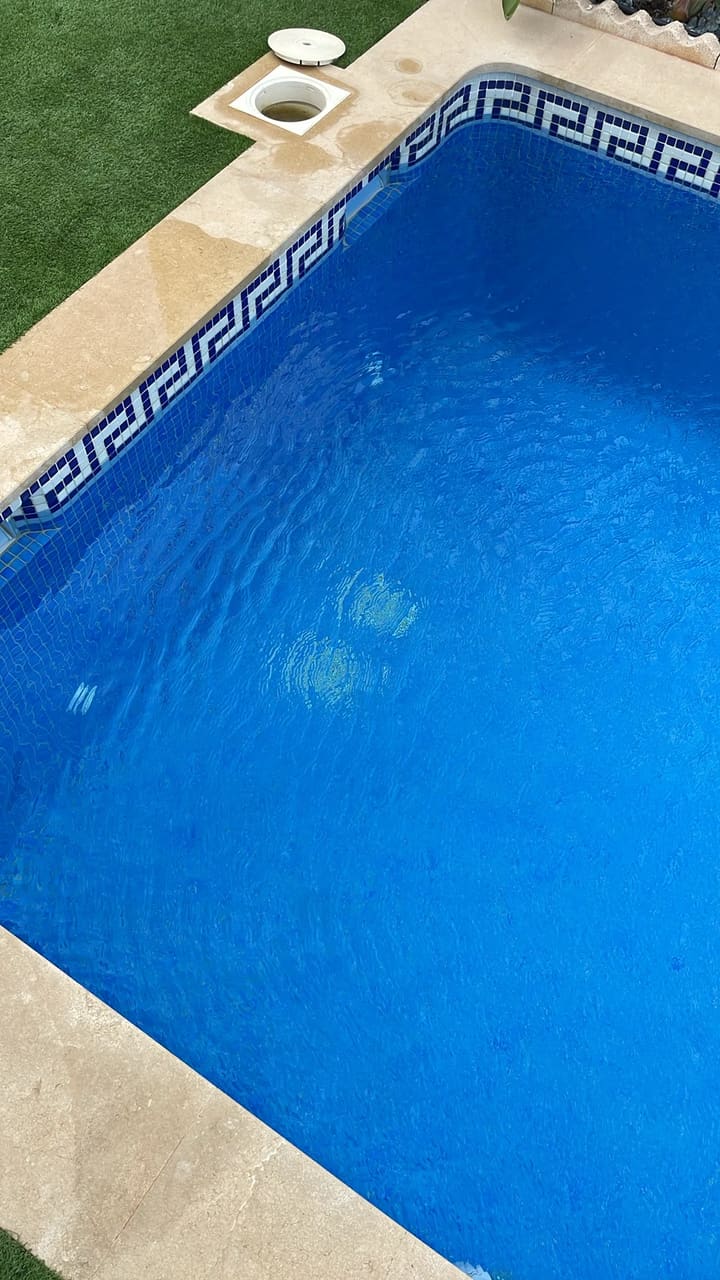 After: Pool left clean and clear