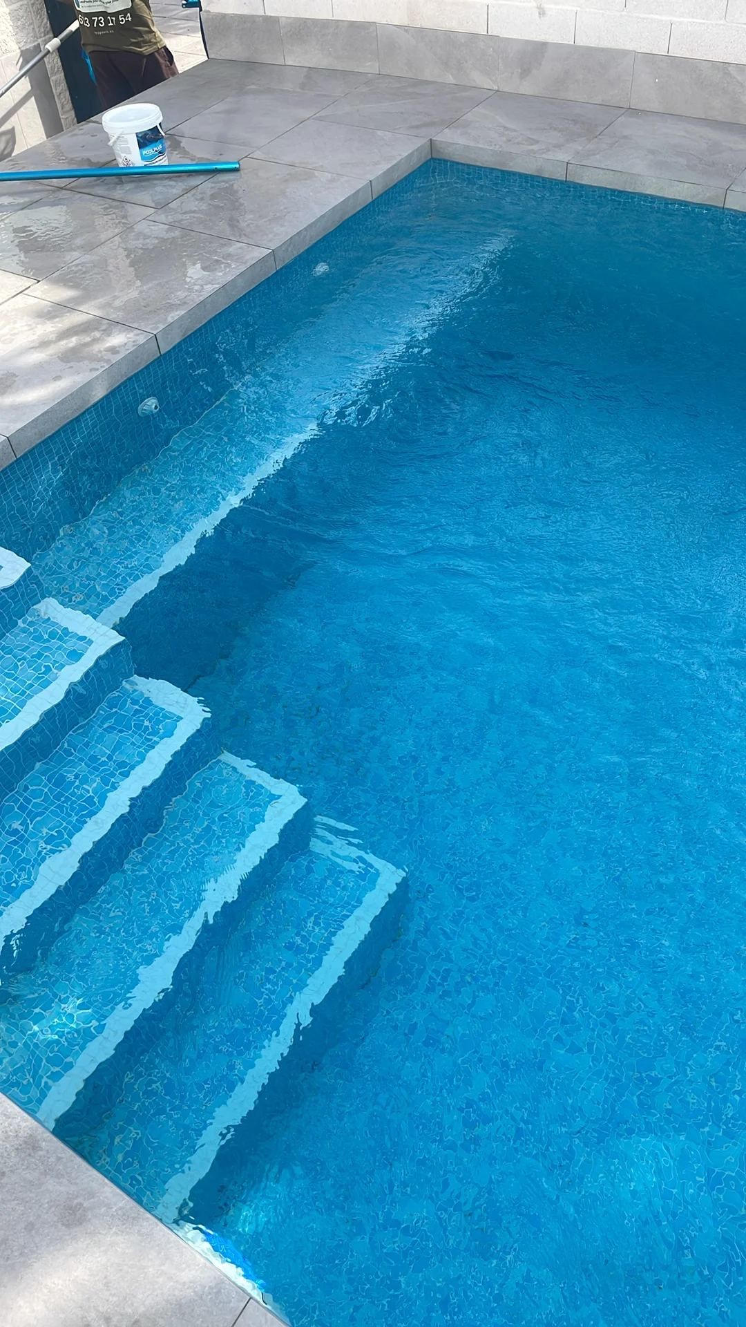Service complete, pool crystal clear