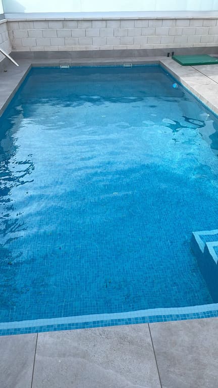 Service complete, pool crystal clear