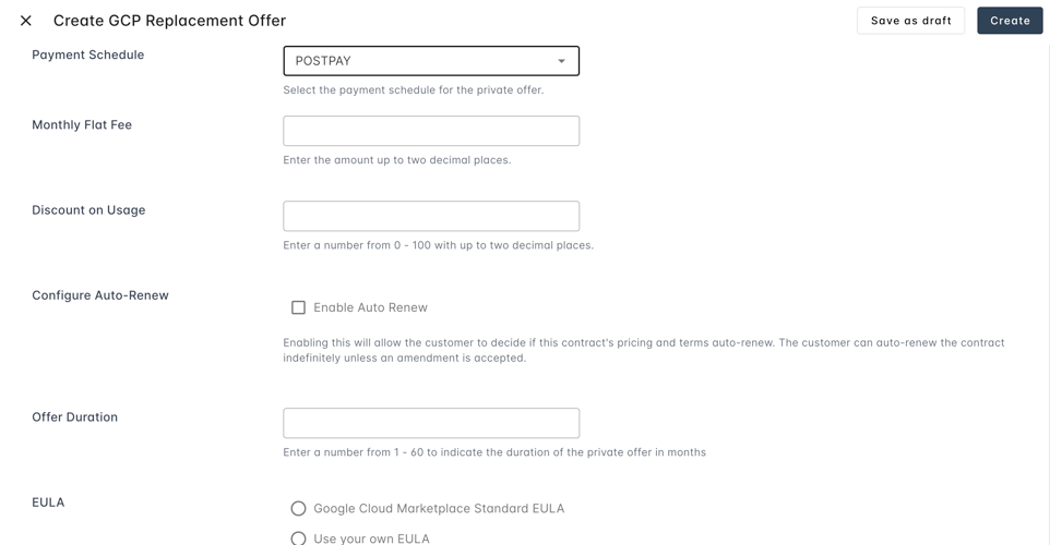 Replacement Offer Postpay