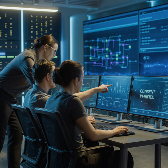 DeepAegis cybersecurity team illustration