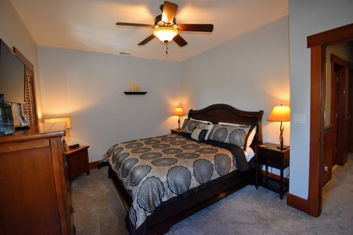 Snowshoe WV Vacation Home Master Bedroom