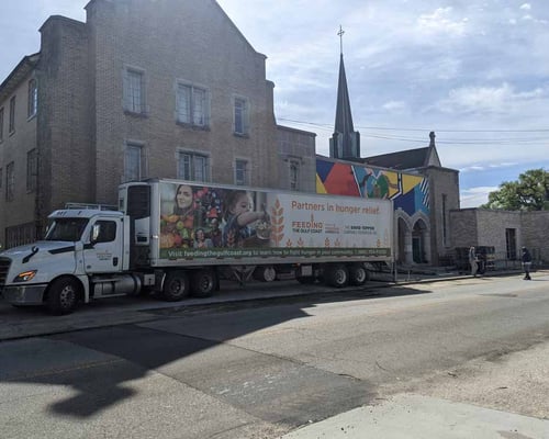 Feeding the Gulf Coast Delivery Truck
