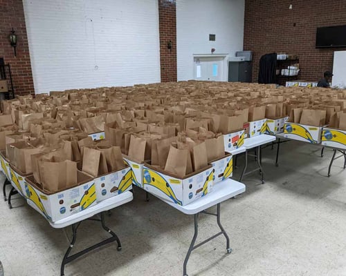 Grocery Bags Ready to be Filled