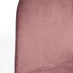 Židle irelia velvet růžová