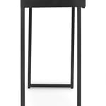 Konzolový stolek dorset černý 100 x 80 cm