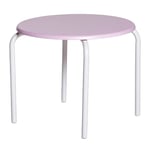 Dětský psací stůl round růžový