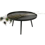Konferenční stolek mesa xl ø 78 x 39 cm černý