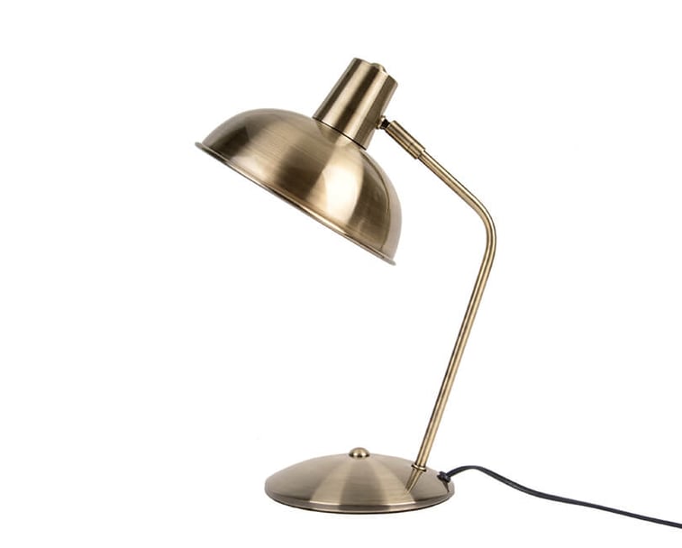 POŠKOZENO: STOLNÍ LAMPA HOOD ZLATÁ