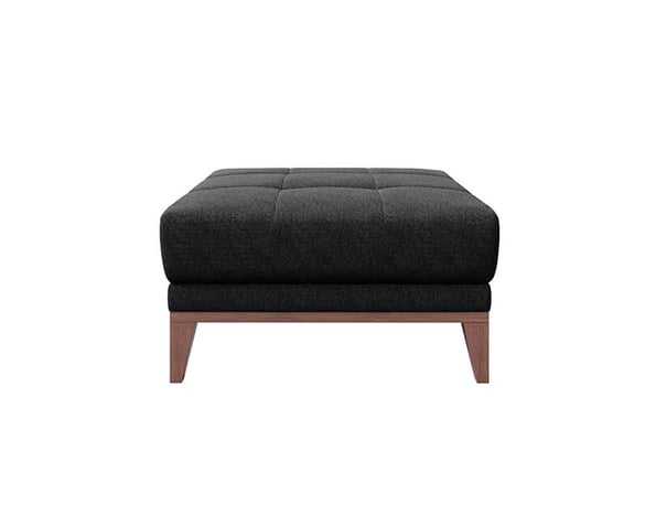 Otoman musso tufted antracit