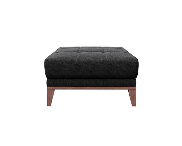 Otoman musso tufted antracit