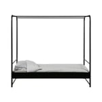 Postel bunk 90 x 200 cm černá