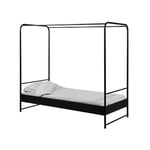 Postel bunk 90 x 200 cm černá