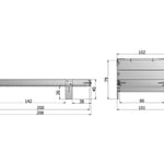 Postel derk 90 x 200 cm