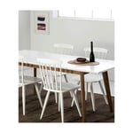Rozkládací jídelní stůl tivoli 150 (190) x 90 cm bílý