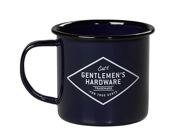 SMALTOVANÝ HRNEK ENAMEL MODRÝ