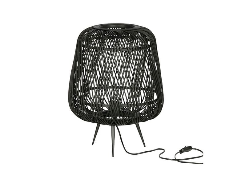 STOLNÍ LAMPA MOZA BAMBOO ČERNÁ