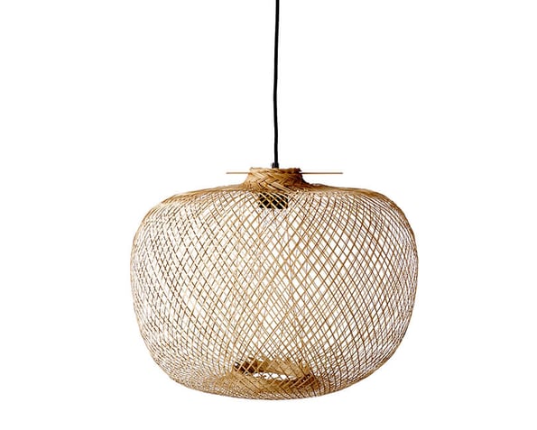 Stropní lampa bamboo oval