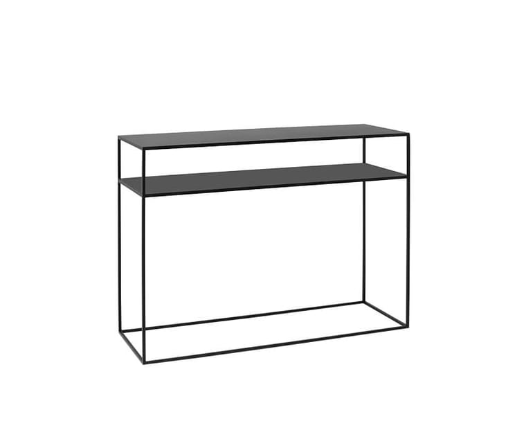 KOVOVÁ KONZOLE TENSIO 2 FLOOR 100 X 35 ČERNÁ