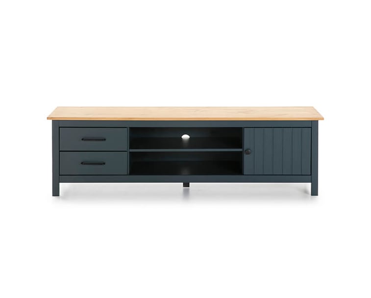TV SKŘÍŇKA MIRANDA 158 X 40 MODRÁ