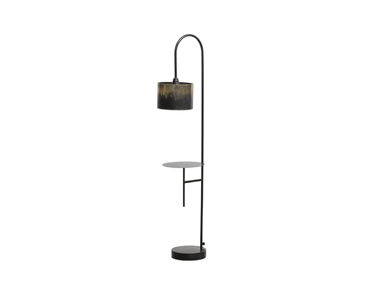 Stojací  LAMPA BLACKOUT KOVOVÁ ČERNÁ