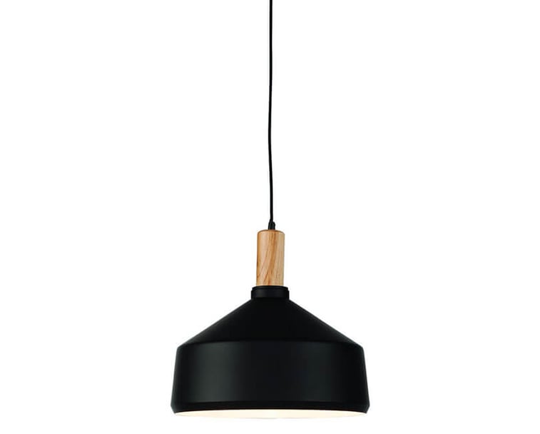 STROPNÍ LAMPA MELBOURNE L ČERNÁ