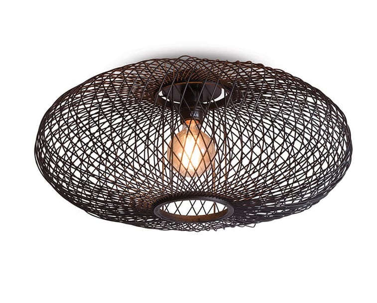 STROPNÍ LAMPA CANGO Ø 60 CM ČERNÁ